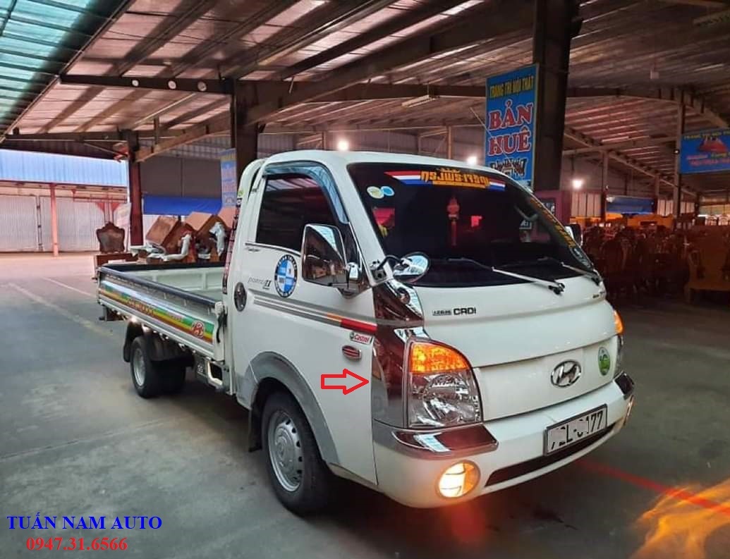 Giá Xe Tải 1 Tấn Cũ Hyundai Porter II Cabin Kép Thùng Lửng